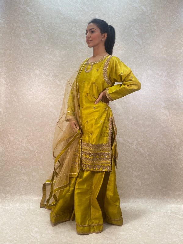 lime green sharara