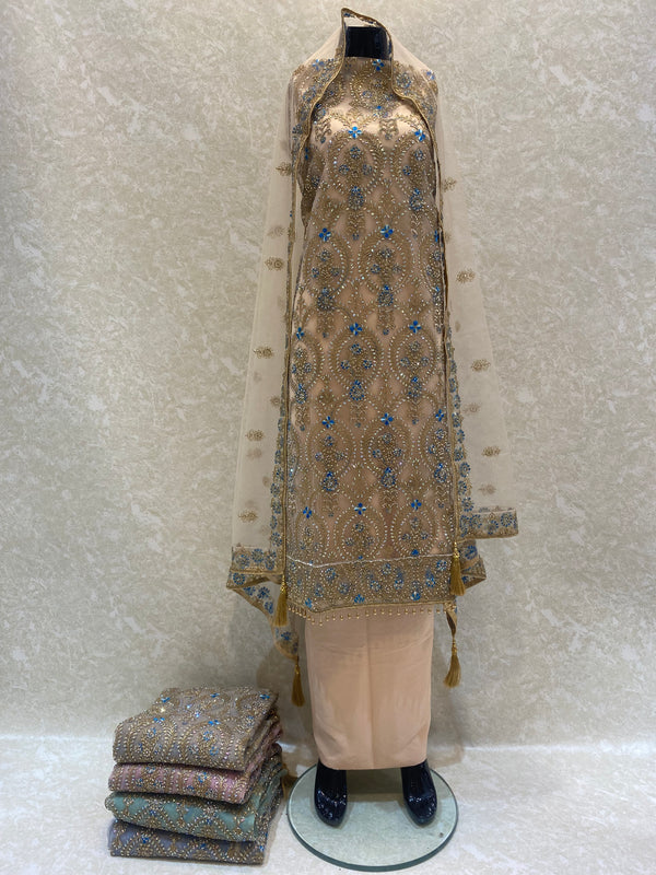 Iridescent net loose fabric