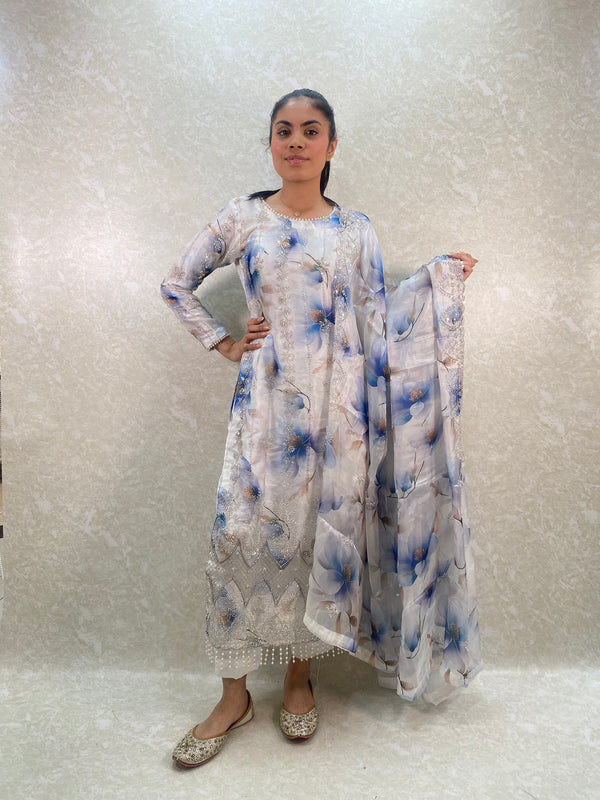 shimmer organza print 3