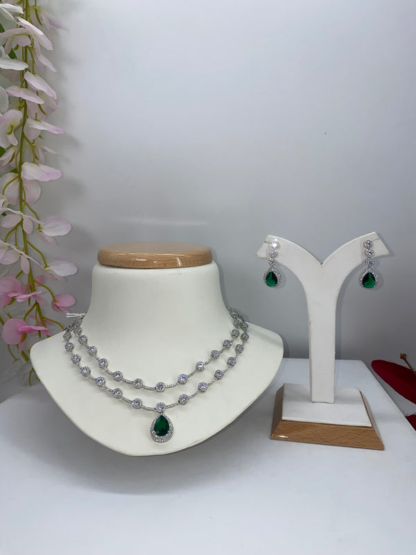 AD silver & emerald