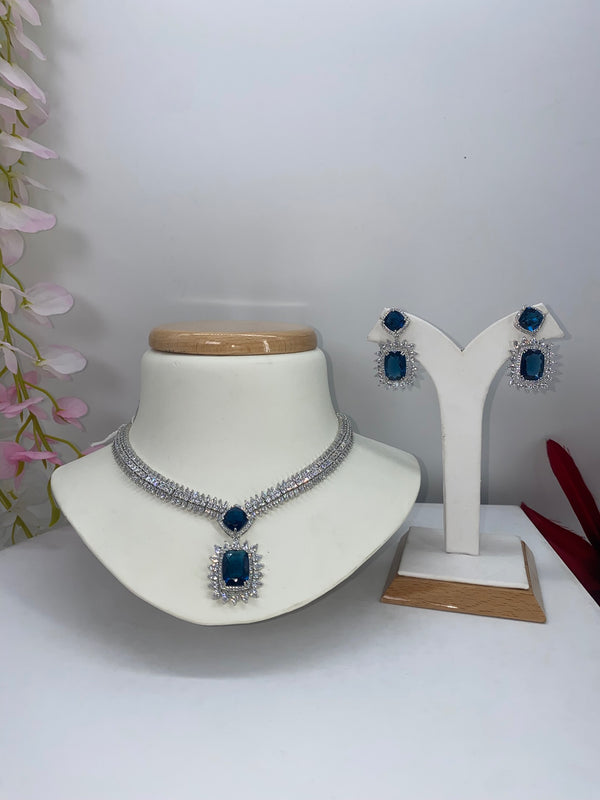 AD silver & navy