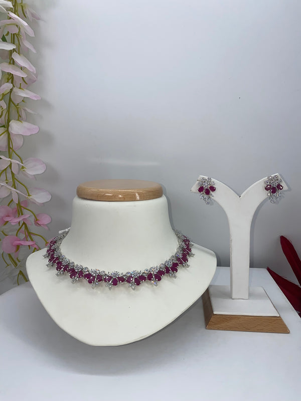 AD silver & ruby
