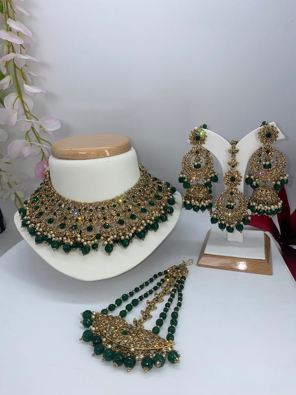 stone gold & green