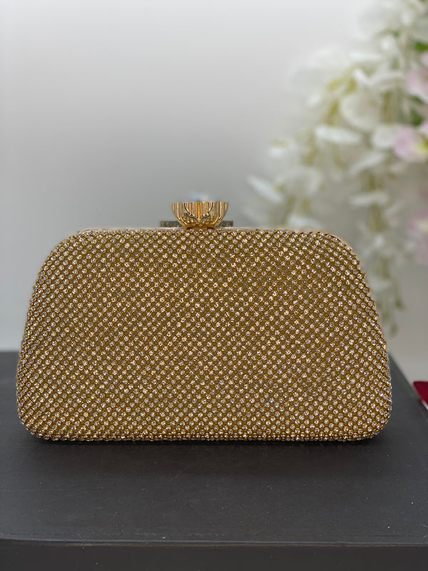 Gold clutch