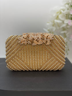 Gold clutch