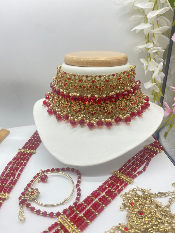 Bridal Gold Stone with a touch of Red