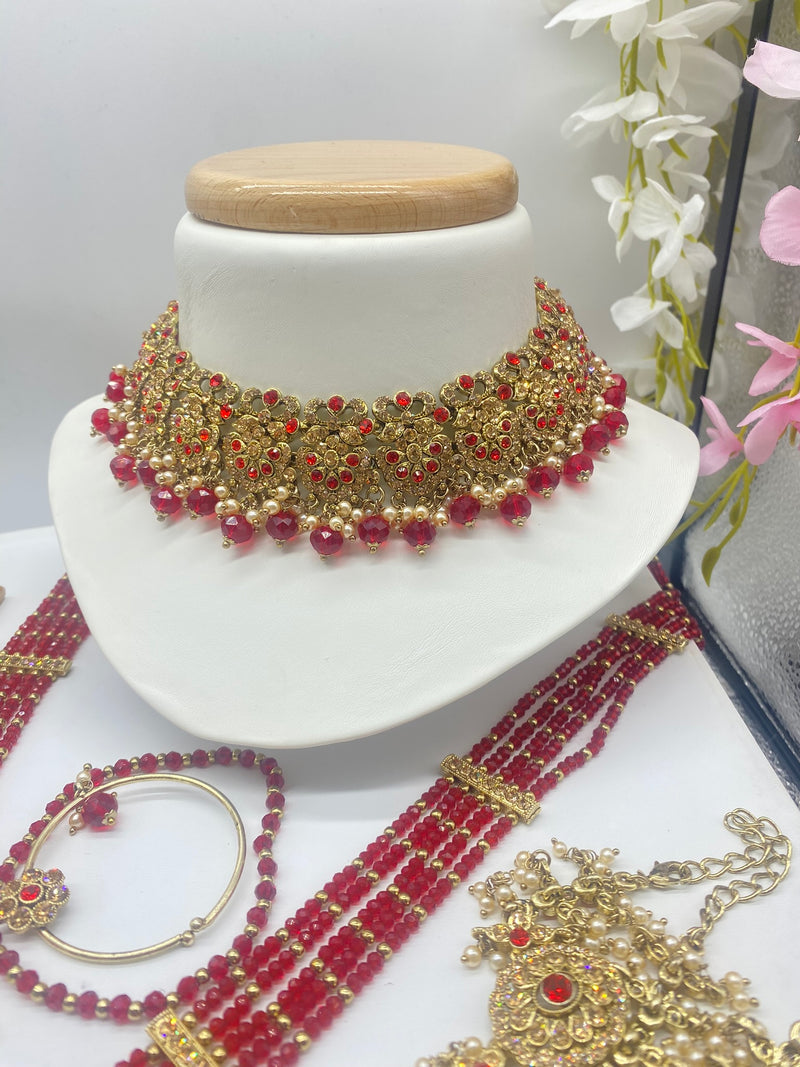 Bridal Gold Stone with a touch of Red