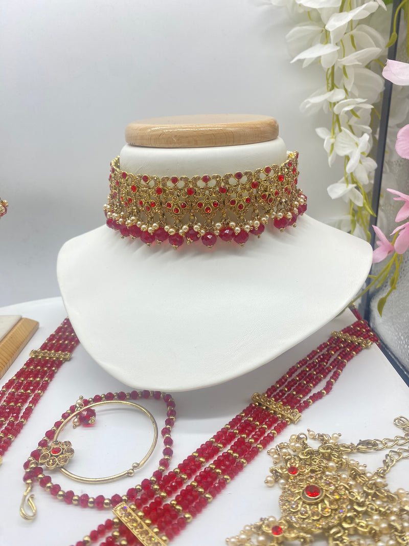 Bridal Gold Stone with a touch of Red