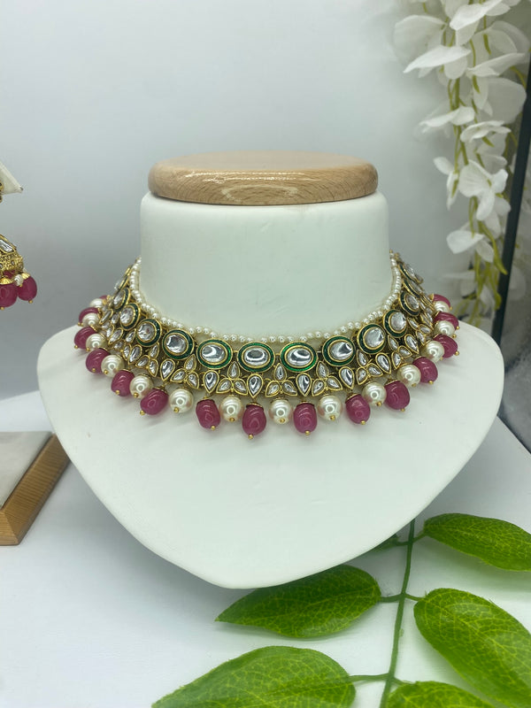 Dusky Pink and Pearl 3pc Set