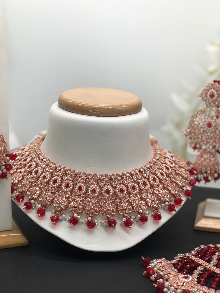 Red & Rose gold - Sai Fashions (UK) Ltd.
