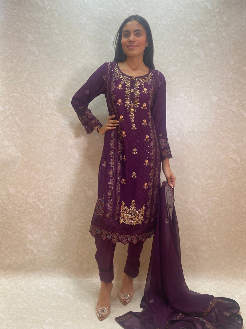 purple agha noor