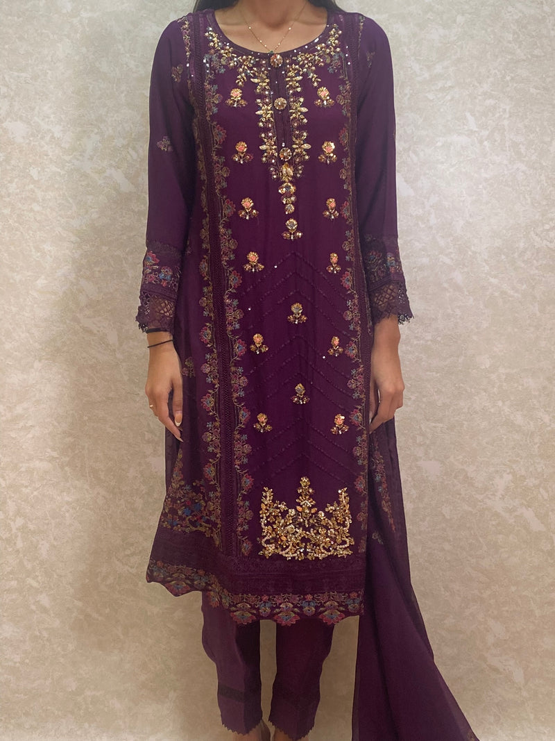 purple agha noor