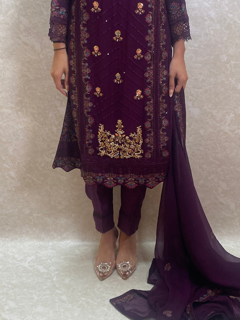 purple agha noor