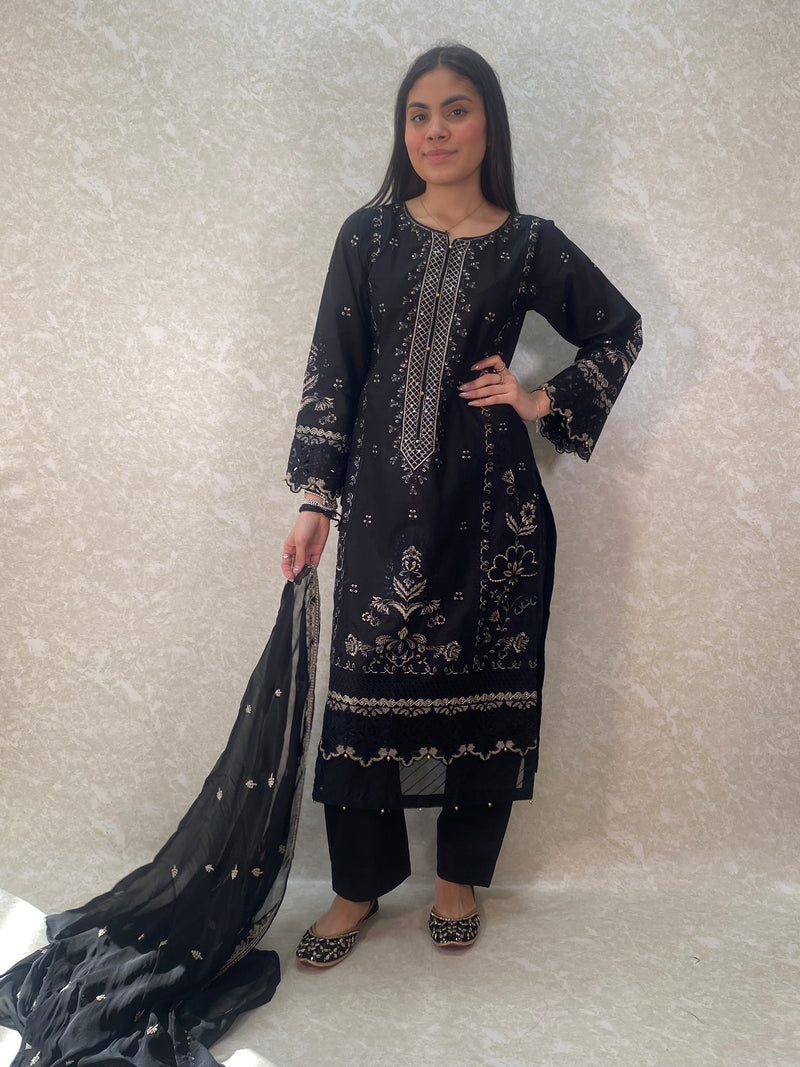 Dusky Coffee Chiffon