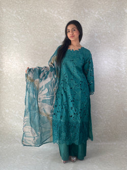Lemon Yellow Waistcoat & Ivory Kurta