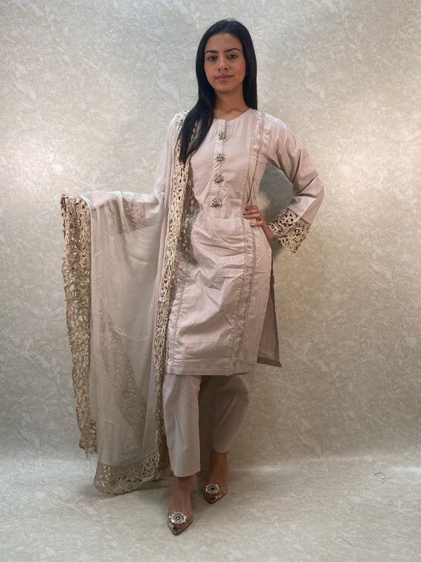 cutwork chiffon dupatta 1