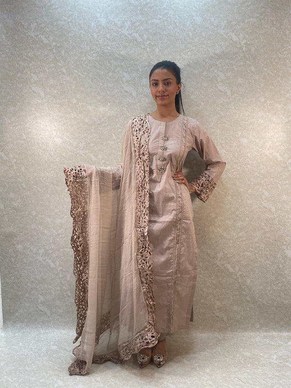 cutwork chiffon dupatta 3