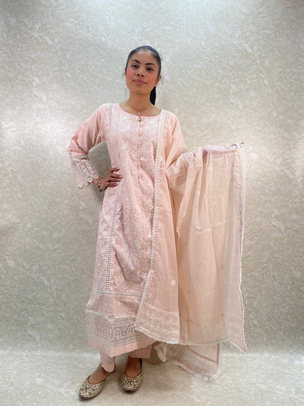 Baby pink chicken kari