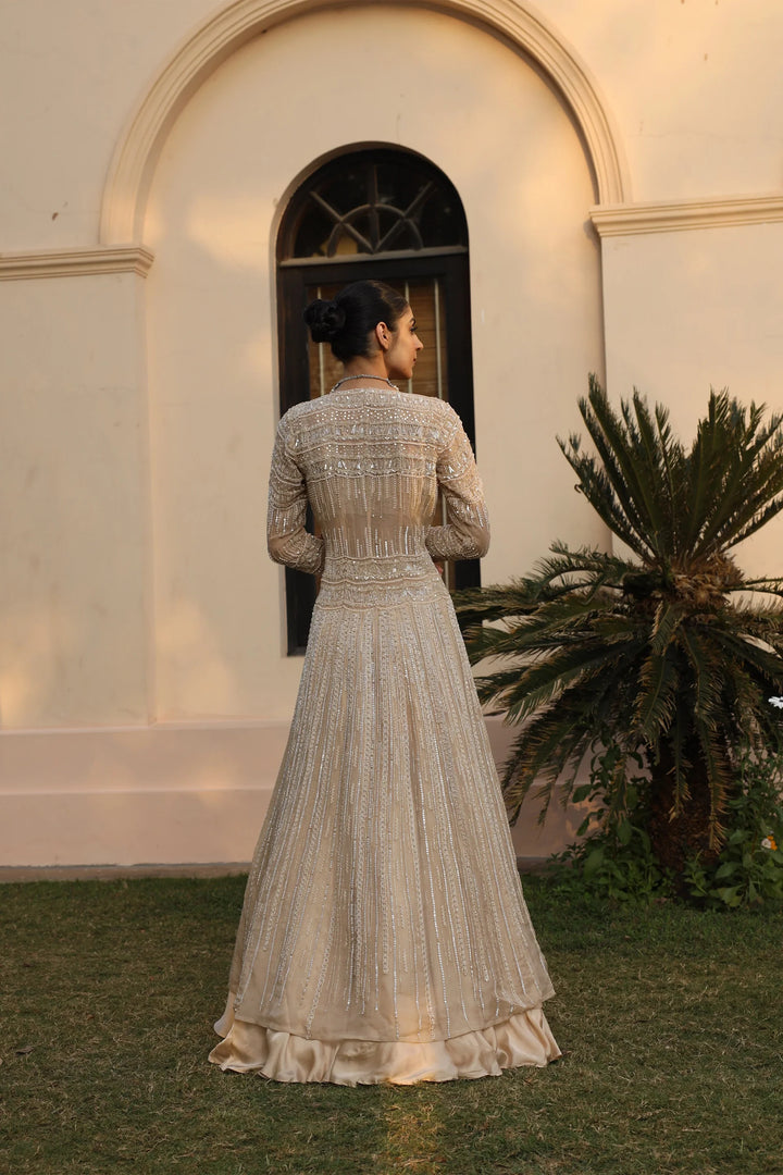 Long Jacket Lehenga Set - Saisha