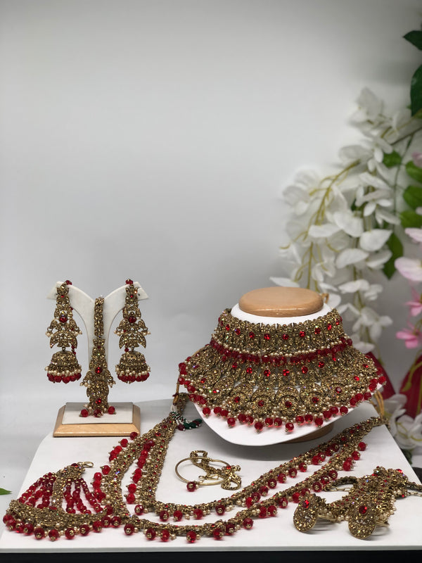Bridal Stone Red - Sai Fashions (UK) Ltd.