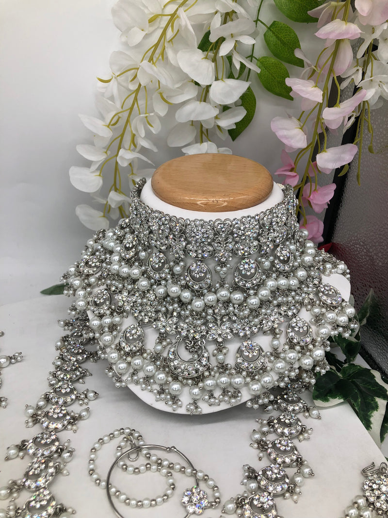 bridal silver & pearls - Sai Fashions (UK) Ltd.