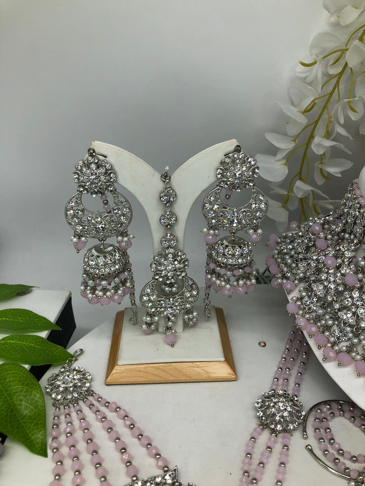 bridal silver & pink - Sai Fashions (UK) Ltd.