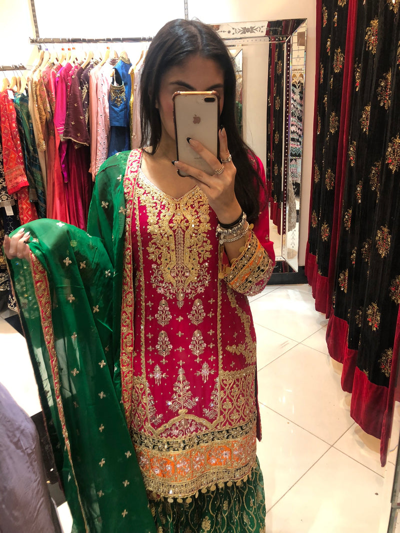 Mehendi Gharara - Sai Fashions (UK) Ltd.
